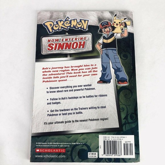 3 Scholastic Pokémon Chapter Books World Of Sinnoh With Poster Galactic Battles - Picture 9 of 10